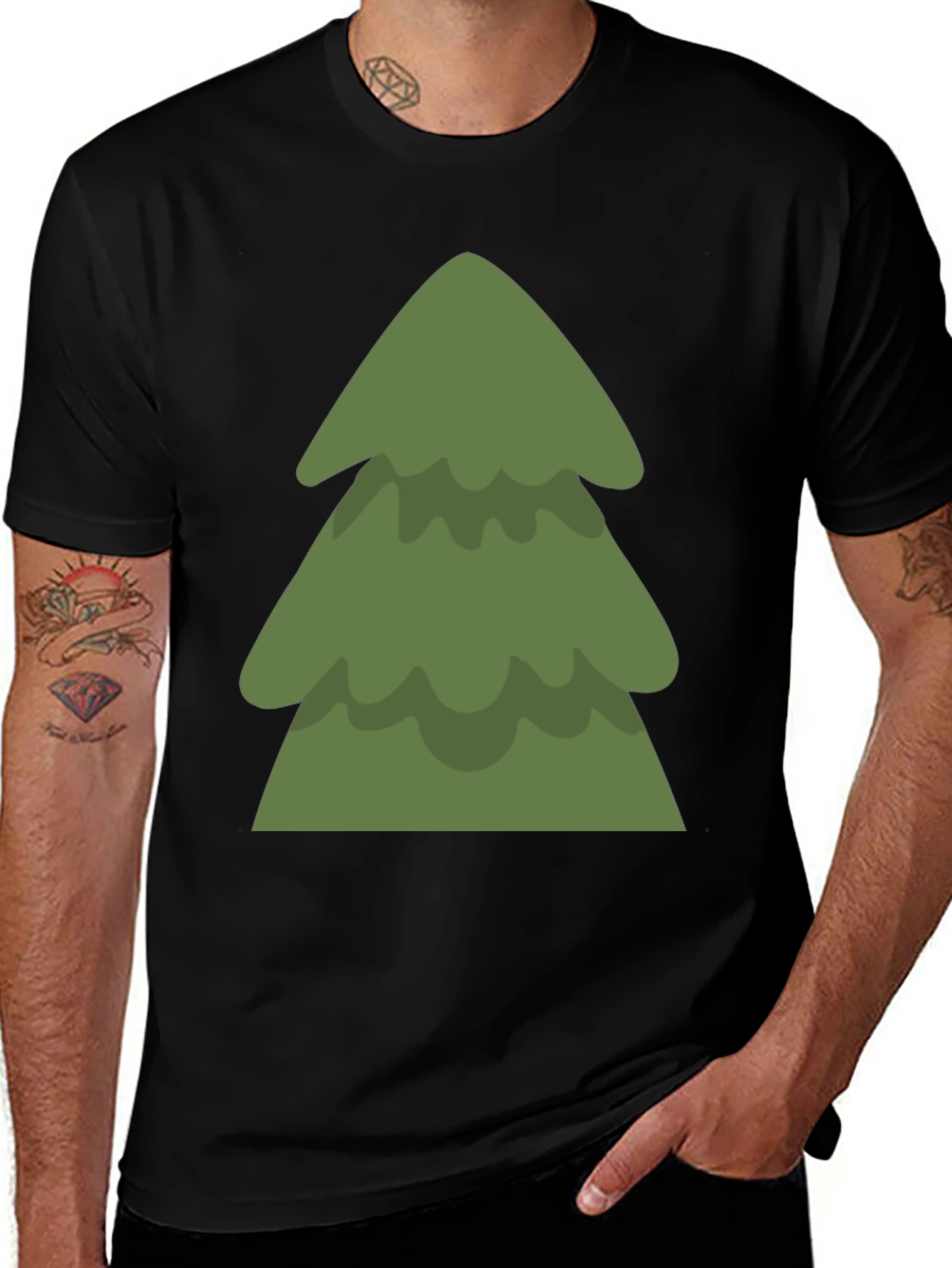 Variant 29 of Fun Christmas Tree Graphic Tee - Holiday Style