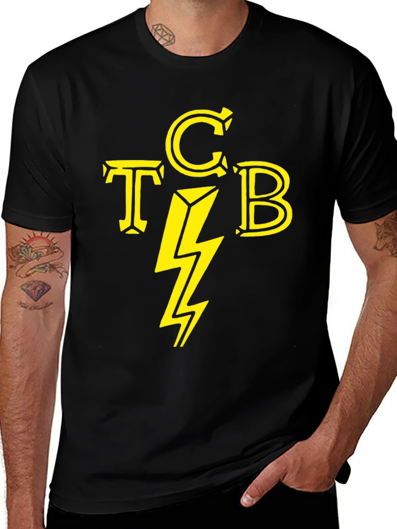 Variant 12 of TCB Lightning Bolt Graphic Tee