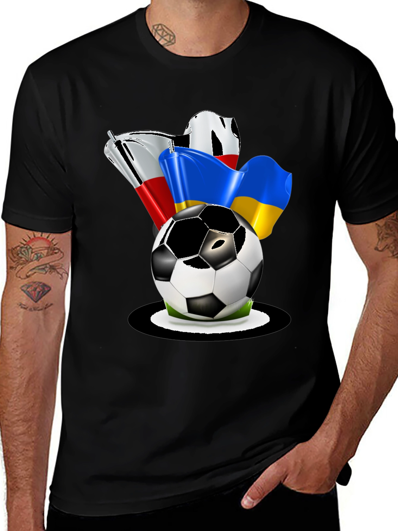 Poland & Ukraine Soccer Pride T-Shirt