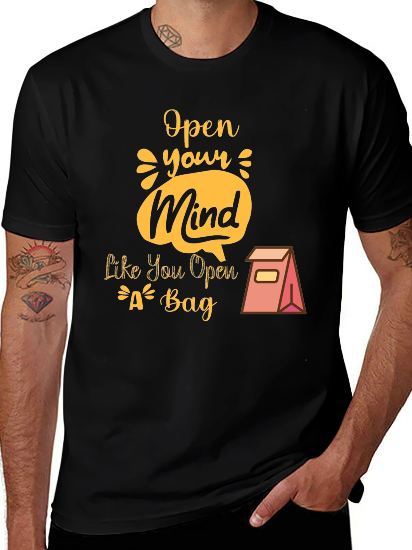 Variant 17 of Open Your Mind Graphic T-Shirt