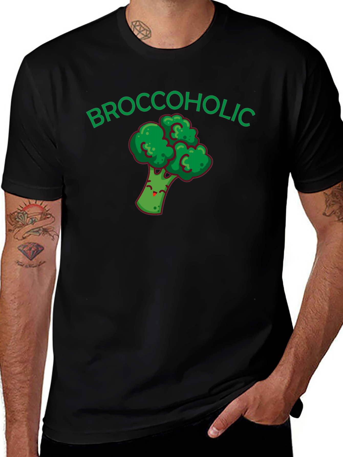 Broccoholic Funny Broccoli T-Shirt