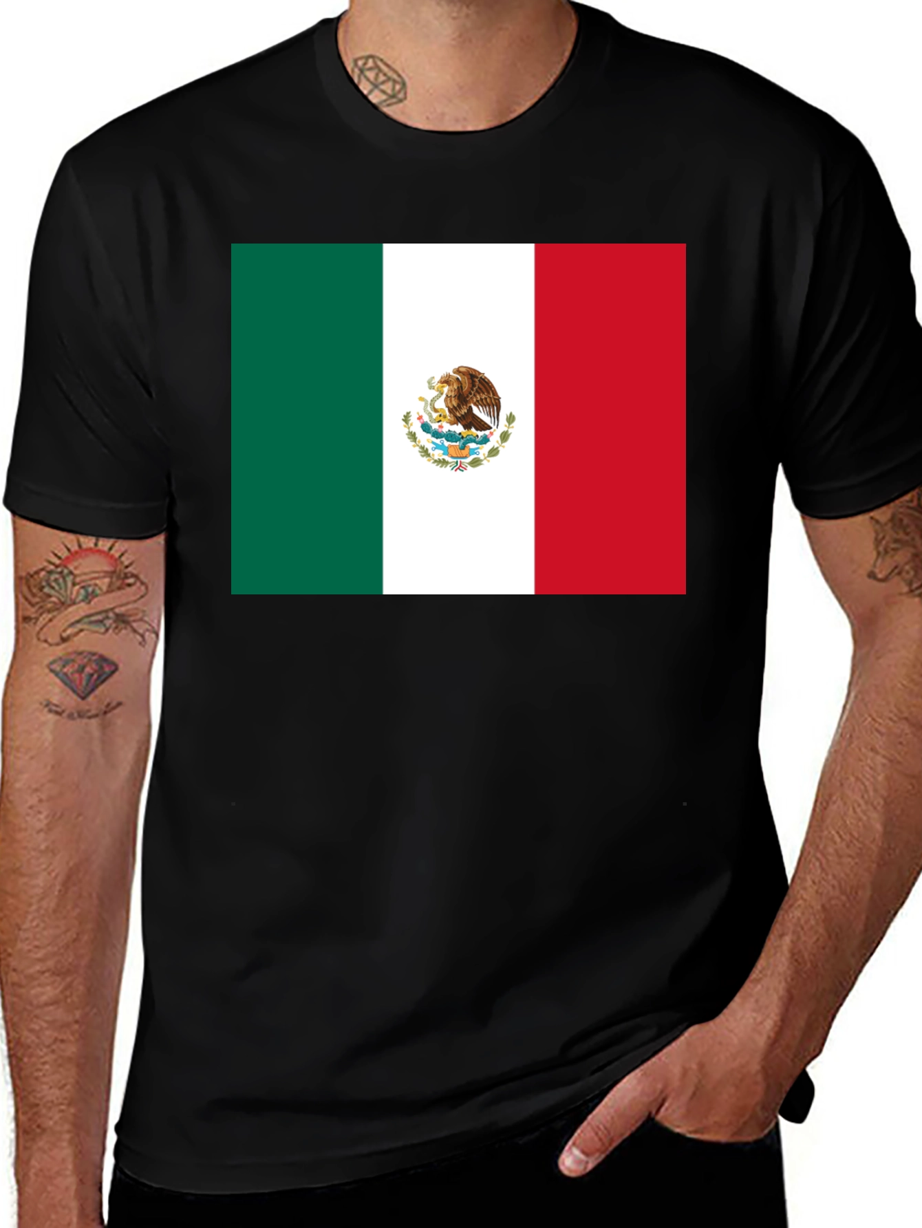 Mexican Flag T-Shirt - Celebrate Mexico!