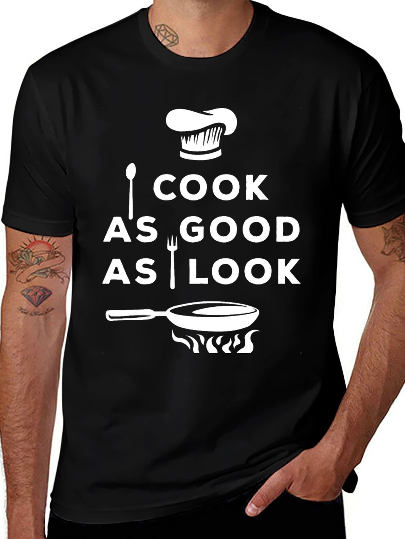 Variant 29 of Cook As Good As You Look T-Shirt - Funny Chef Shirt