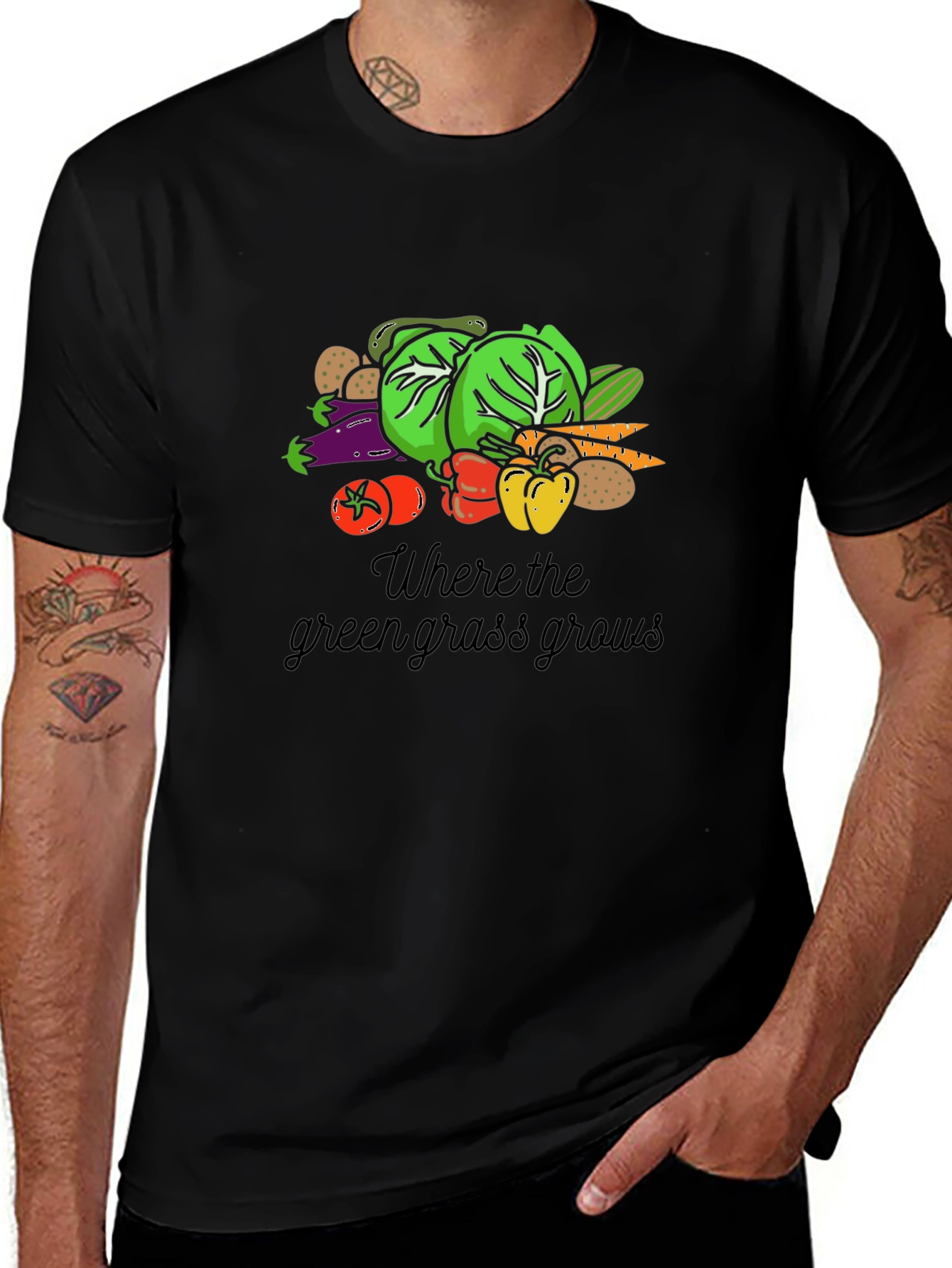 Variant 16 of Vegetable Garden Graphic T-Shirt