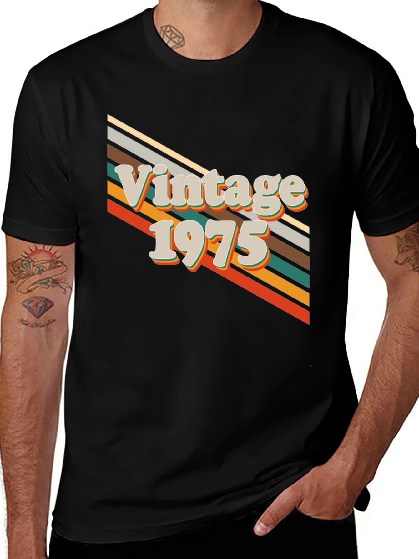 Variant 25 of Vintage 1975 Retro Style Graphic Tee