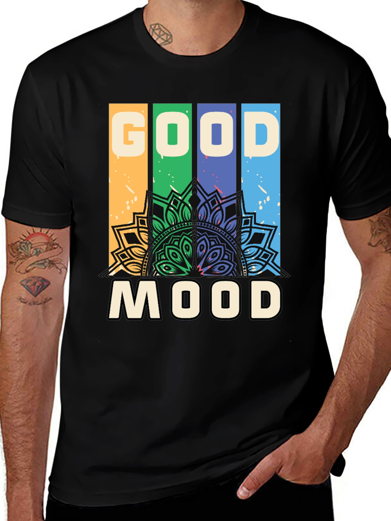 Variant 11 of Good Mood Mandala Graphic T-Shirt