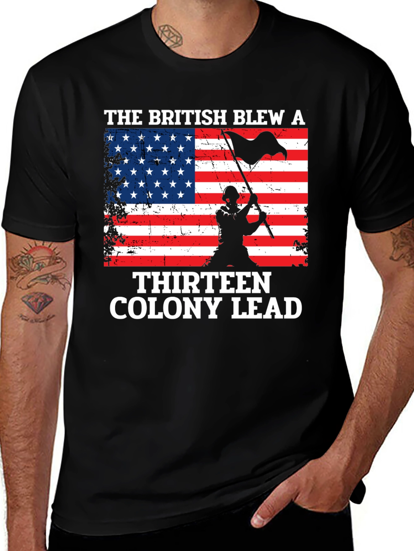 Variant 6 of British Blew a Thirteen Colony Lead T-Shirt