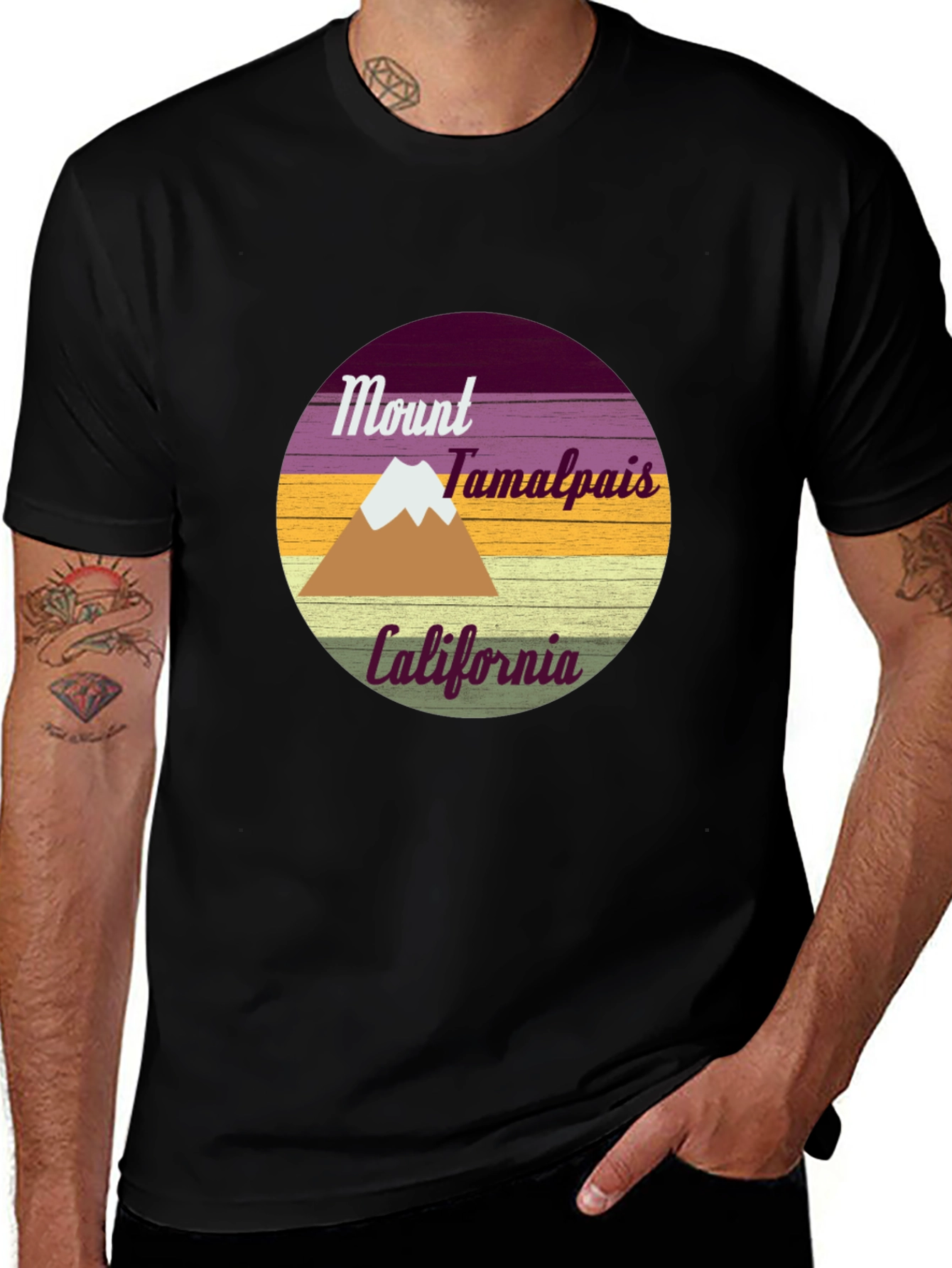 Variant 7 of Mount Tamalpais California Graphic T-Shirt