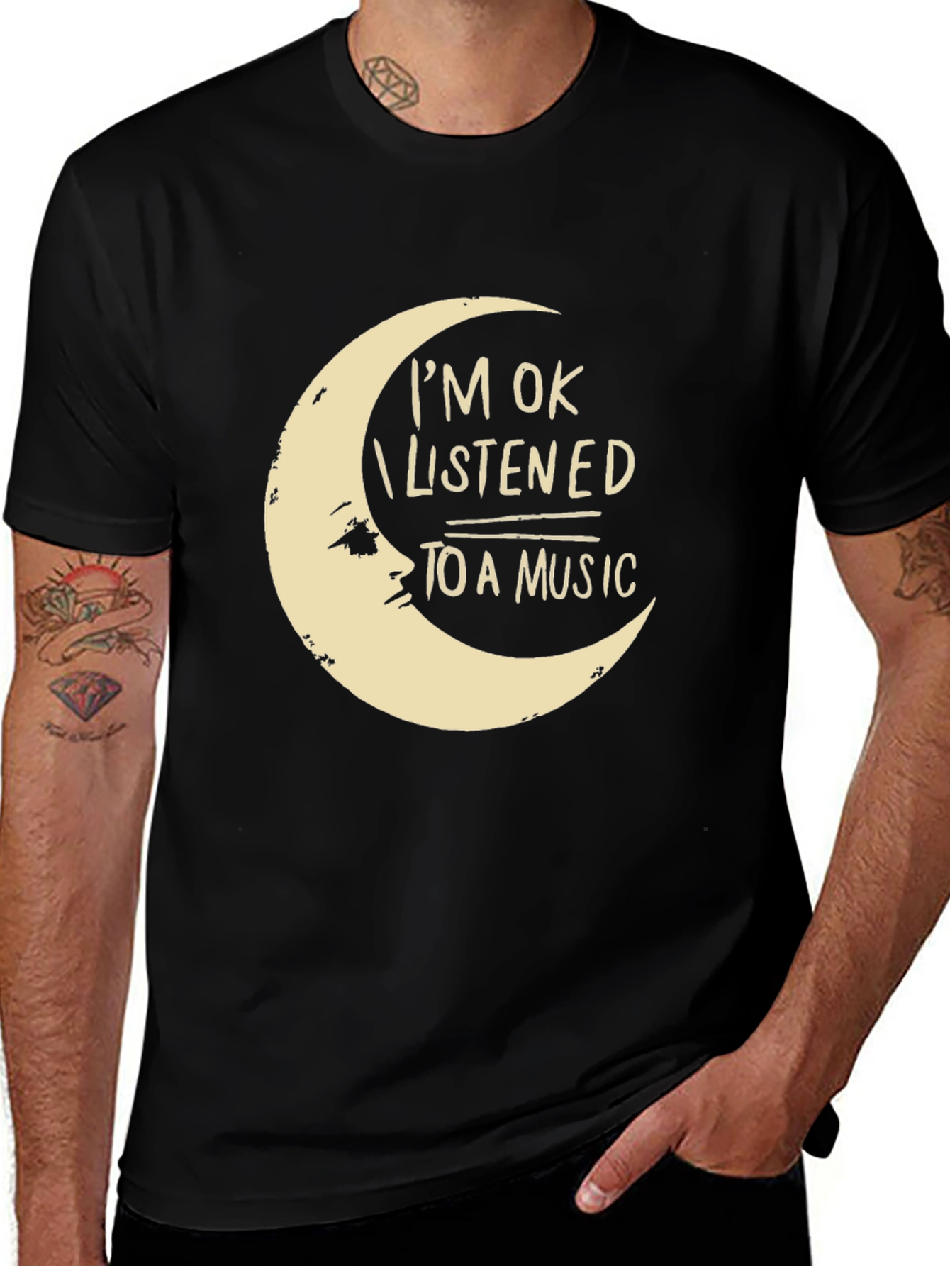 Variant 27 of I'm OK I Listened To Music Graphic Tee