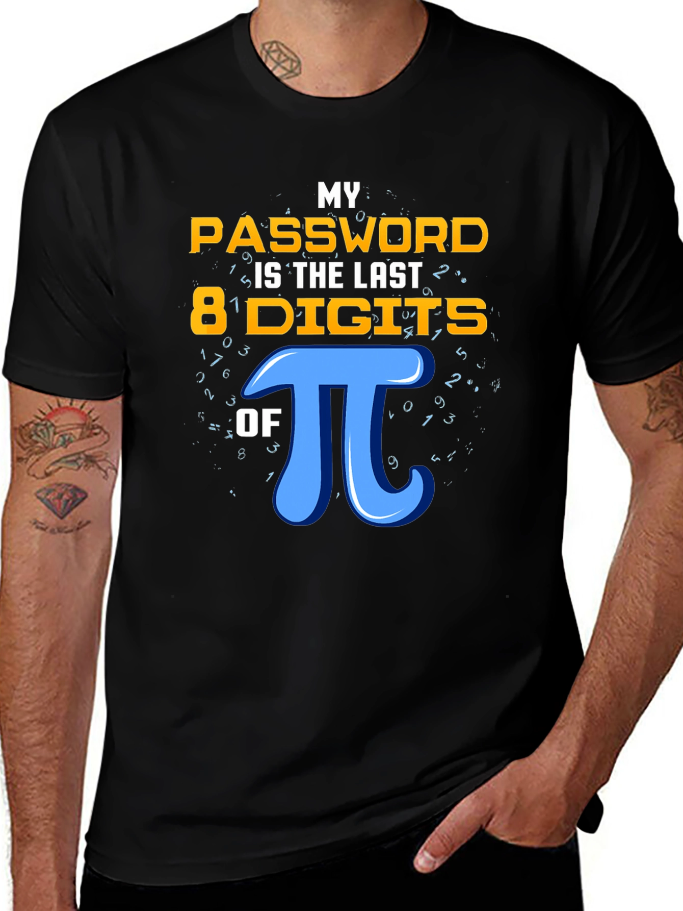 Variant 6 of My Password is Pi T-Shirt: Geeky Math Humor