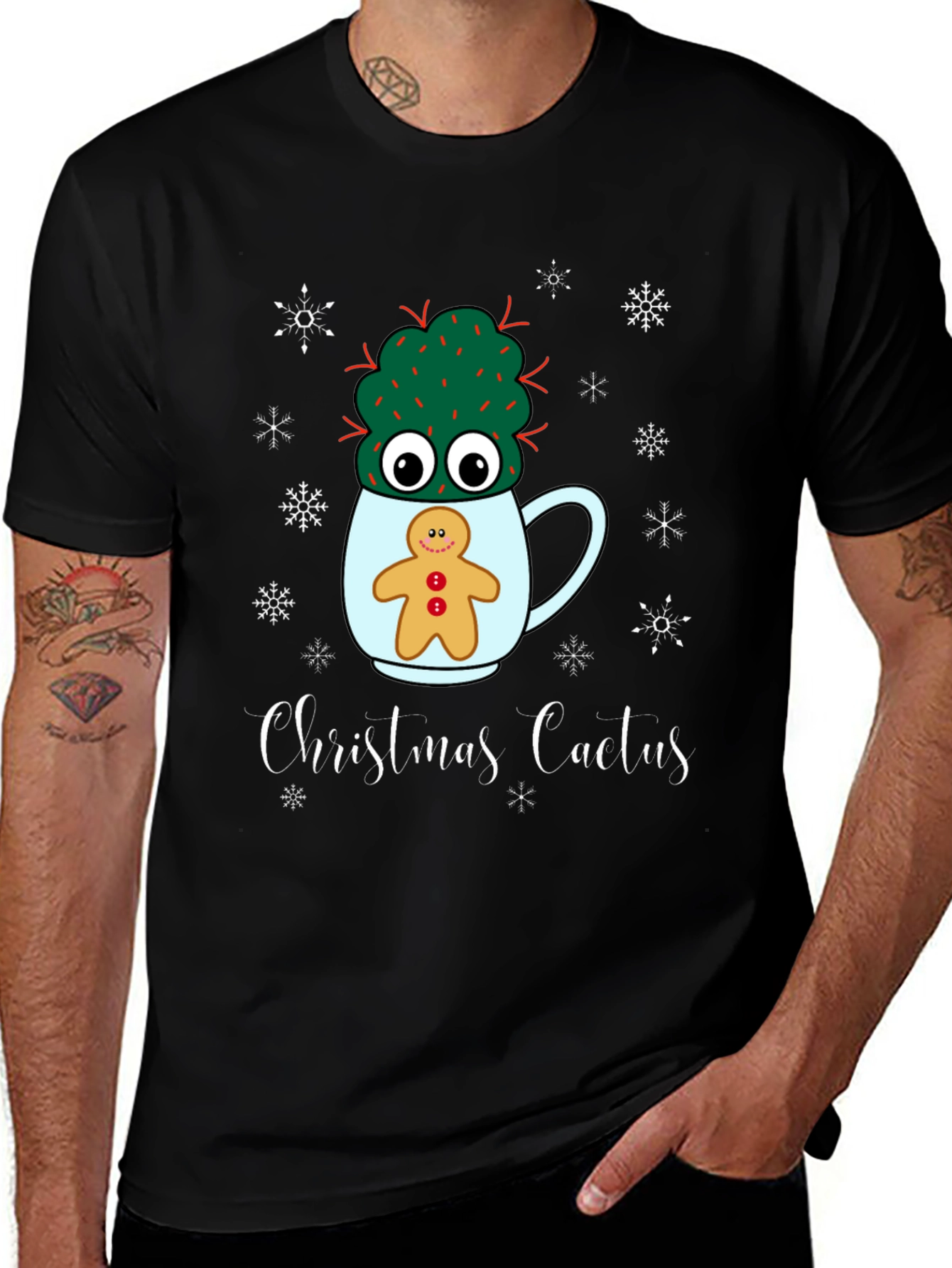 Christmas Cactus Graphic Tee