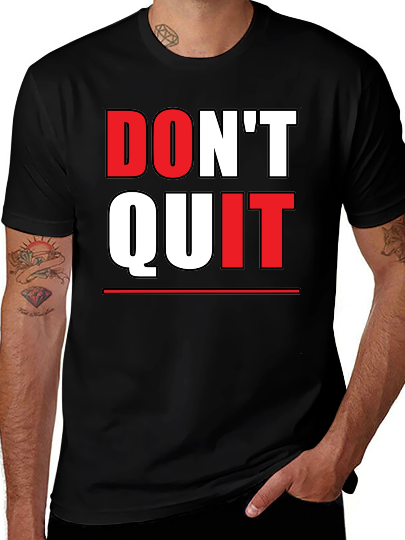 Variant 12 of Don't Quit Graphic Tee - Motivational Shirt