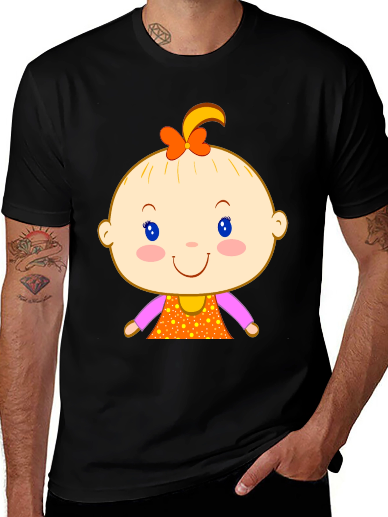 Variant 30 of Cute Baby Cartoon Graphic Tee