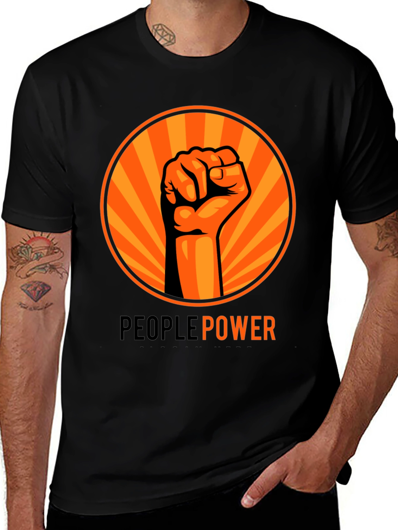 Variant 8 of People Power T-Shirt - Fist Graphic