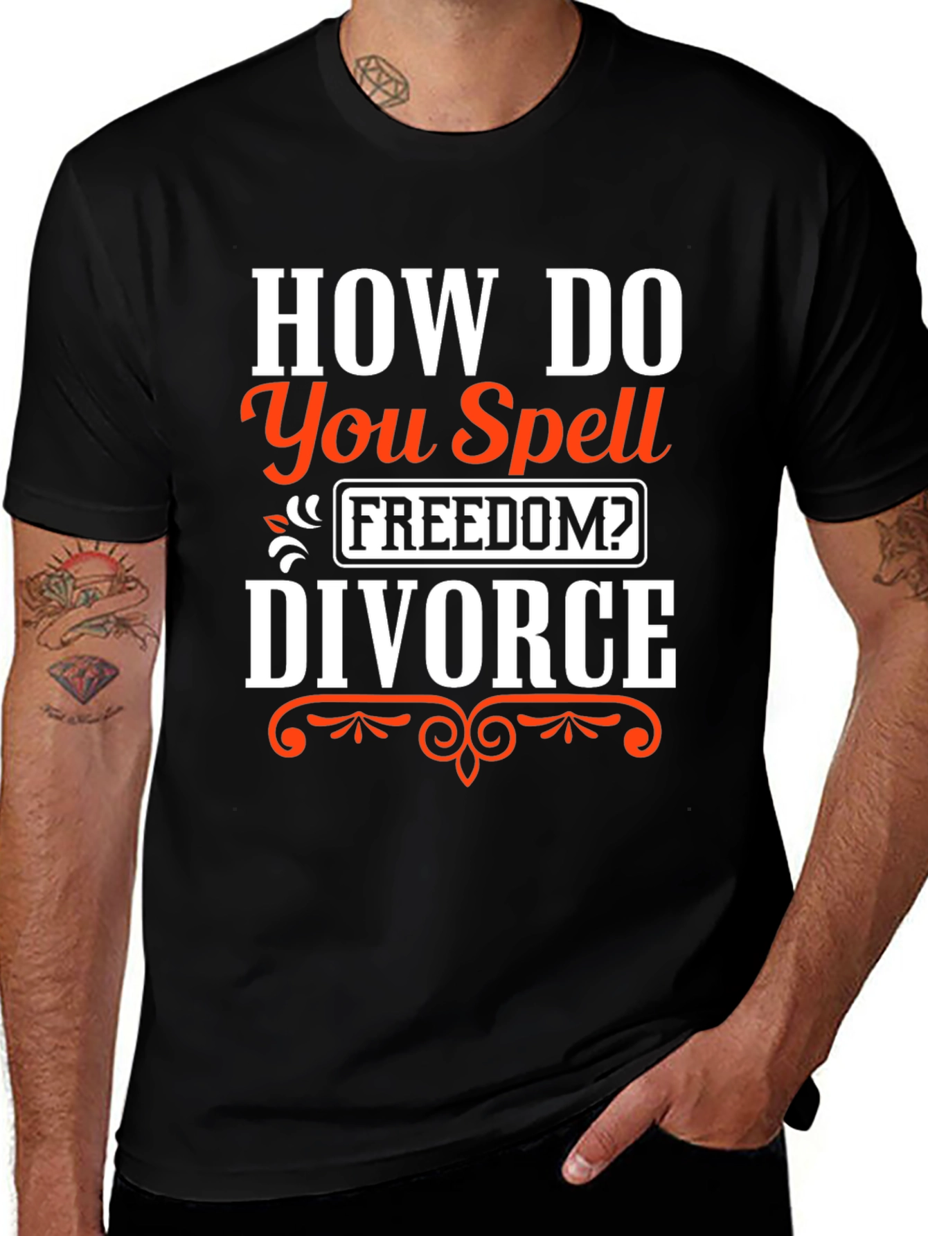 Variant 2 of Funny Divorce Freedom T-Shirt