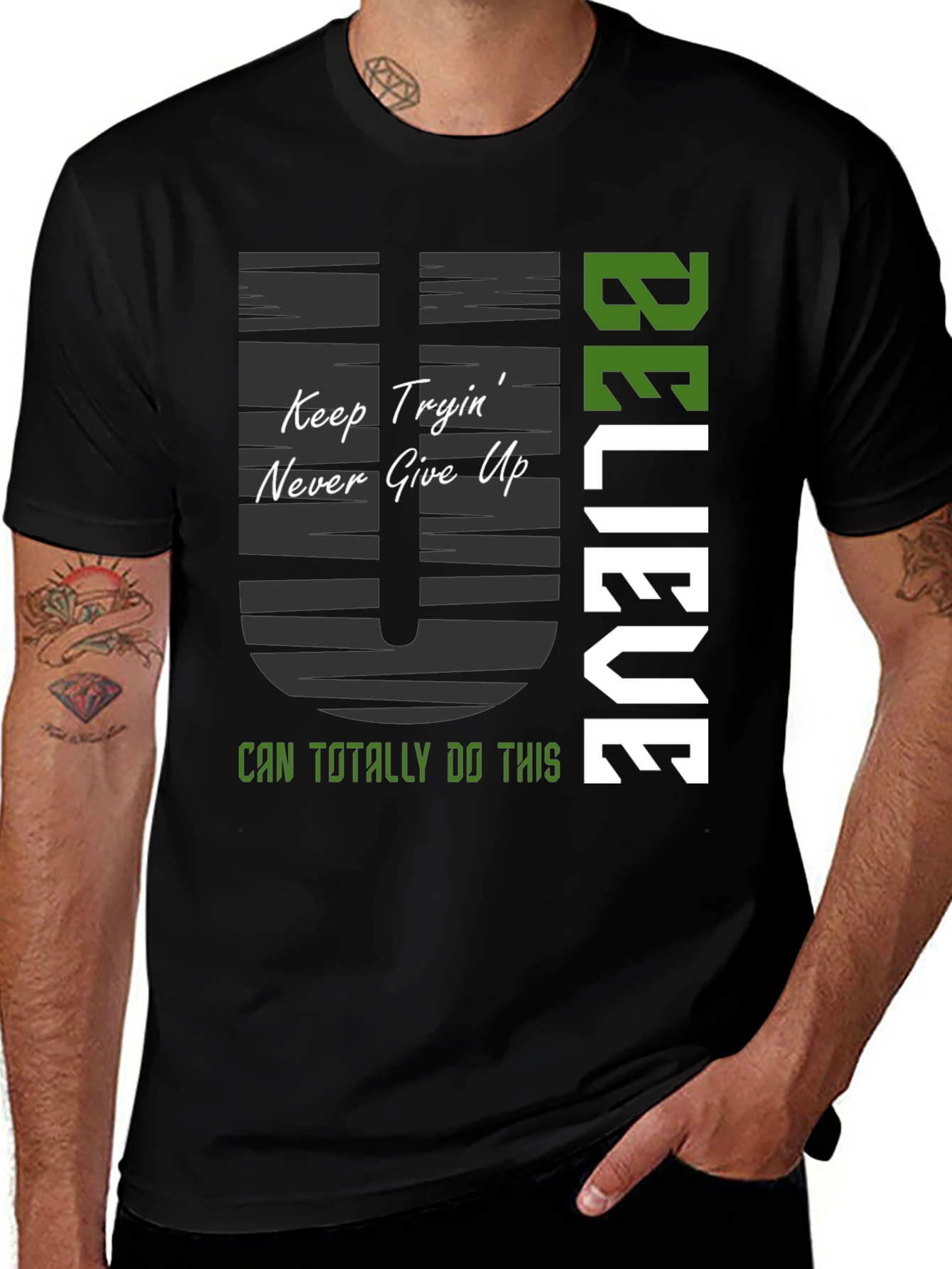 Variant 22 of Believe Motivation T-Shirt