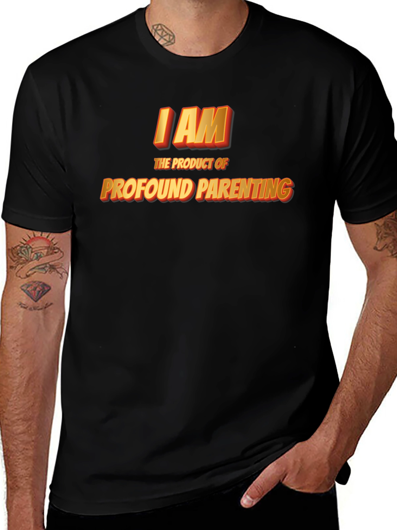 Variant 3 of Profound Parenting Black T-Shirt