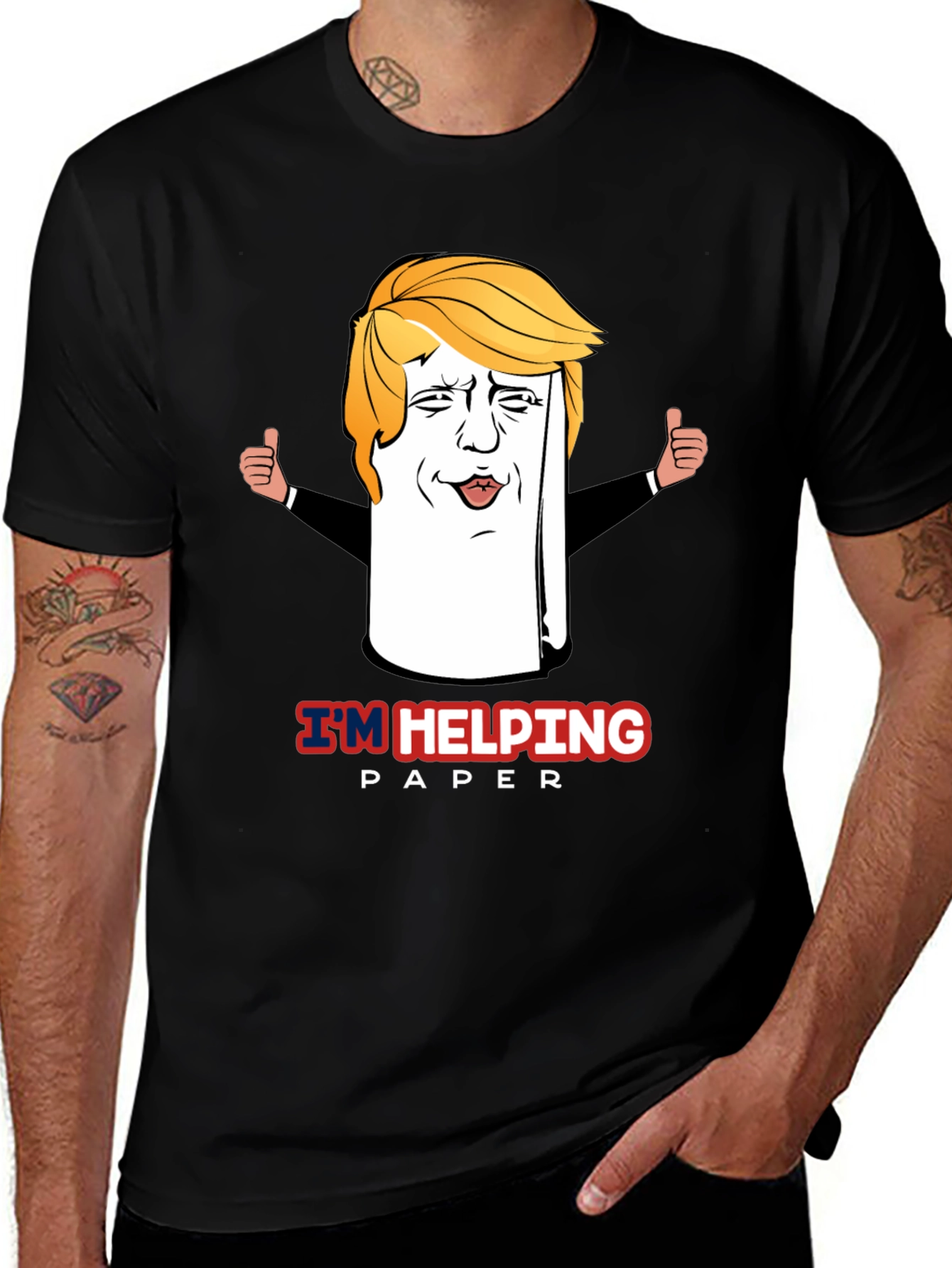 Variant 30 of I'm Helping Paper - Funny Novelty T-Shirt