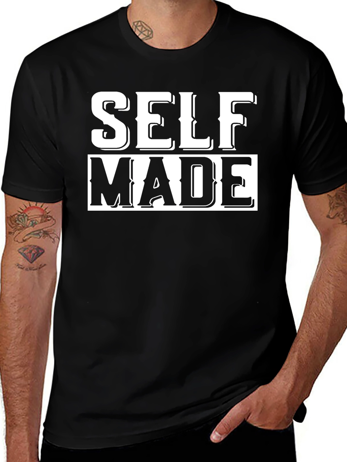 Variant 19 of Self Made Graphic Tee - Bold Statement T-Shirt