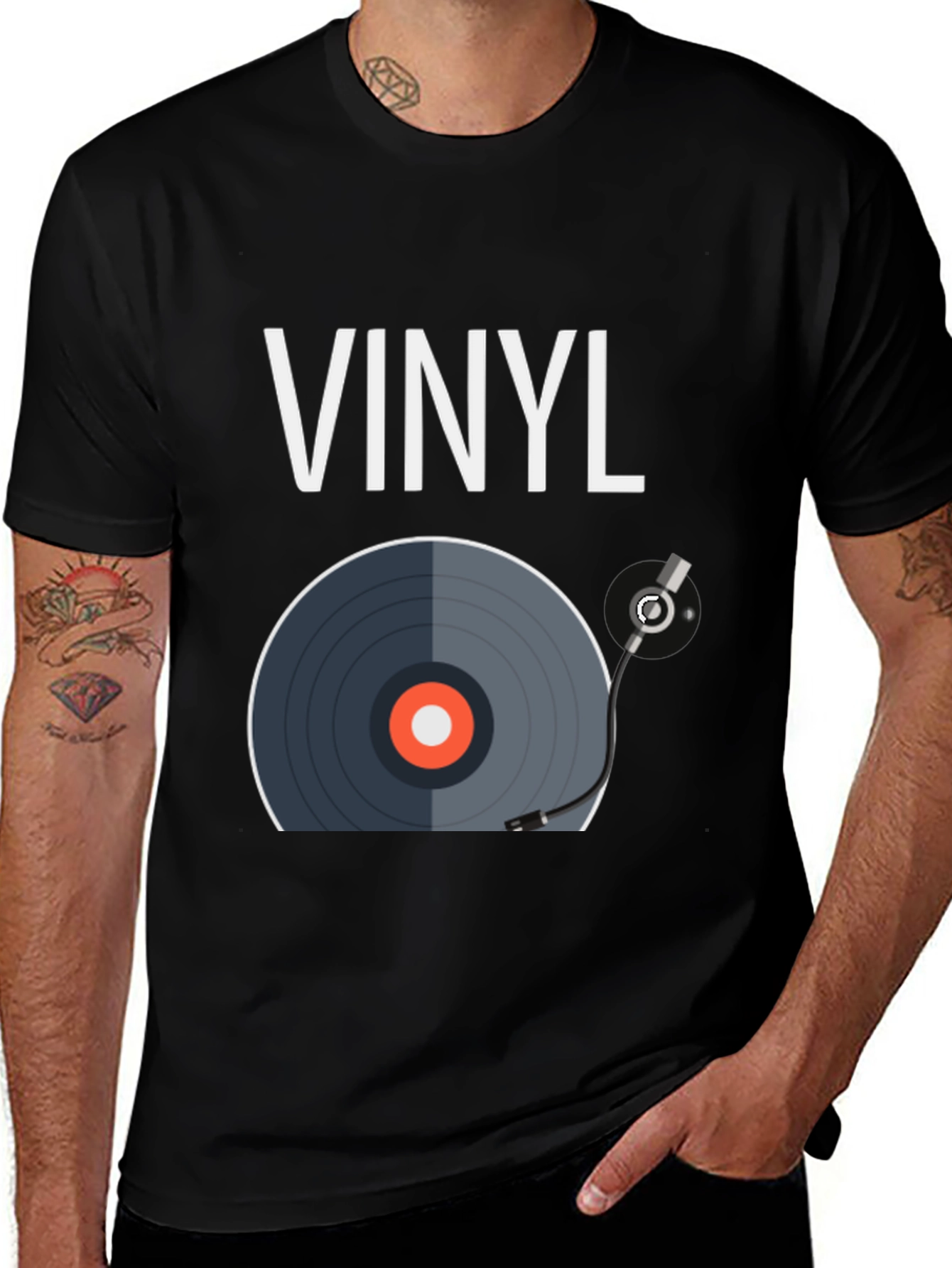 Variant 23 of Vinyl Record Graphic Tee - Cool Music Lover T-Shirt