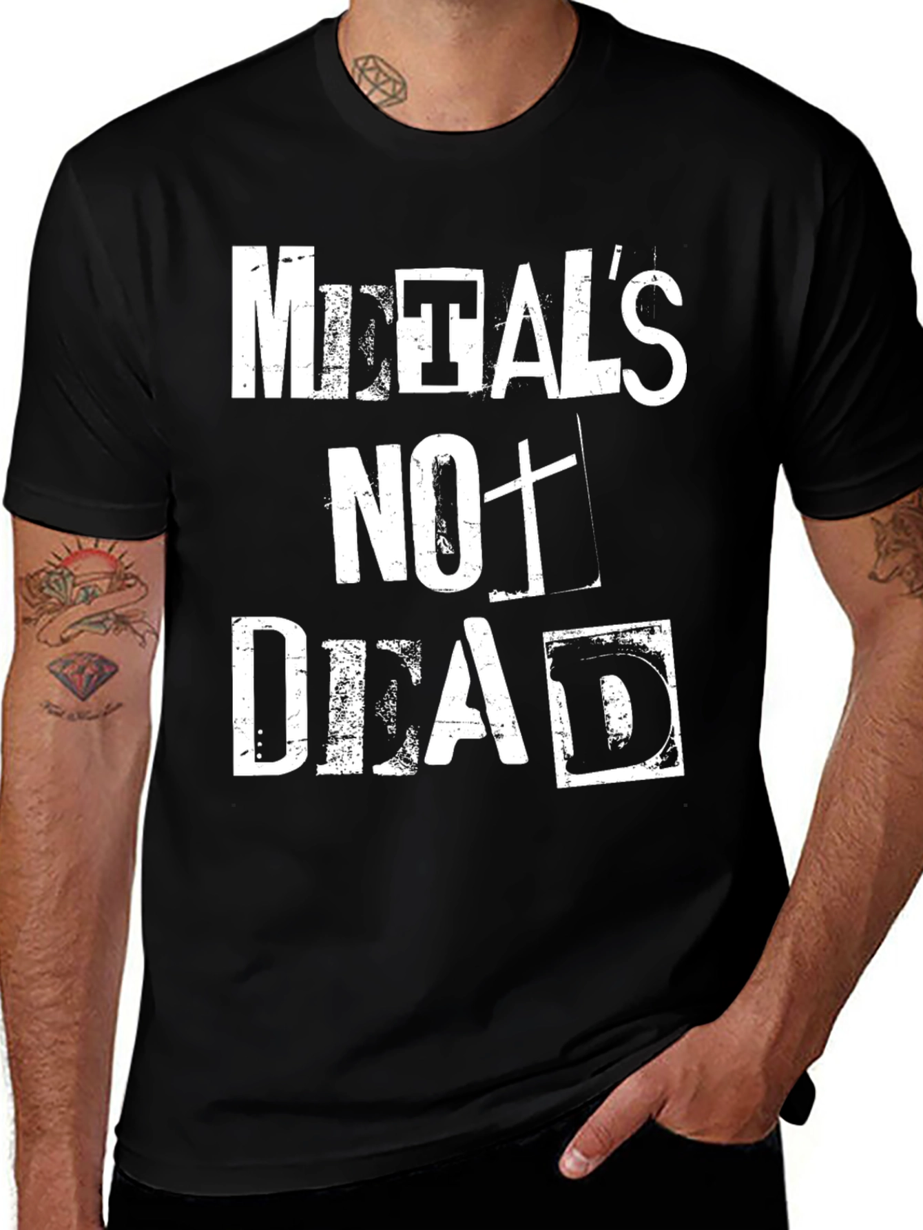 Variant 20 of Metal's Not Dead Graphic T-Shirt