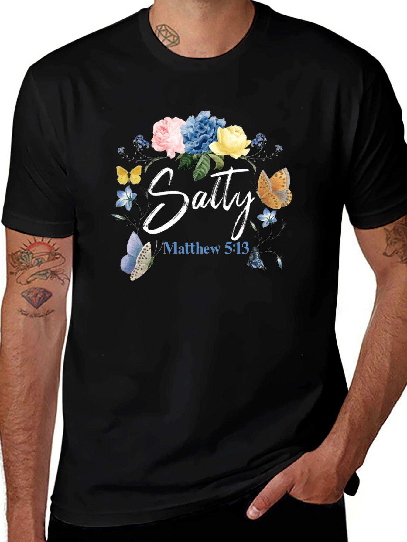 Salty Matthew 5:13 Graphic Tee - Christian T-Shirt