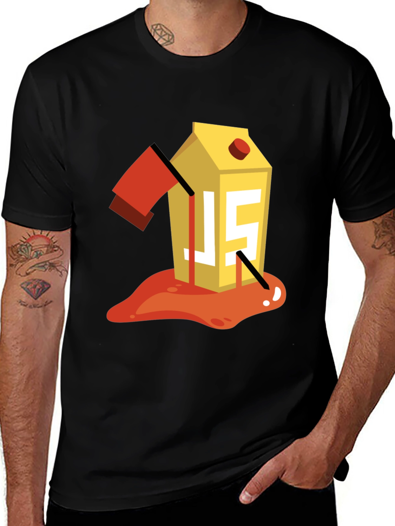 Variant 7 of Juice Box JS Black T-Shirt