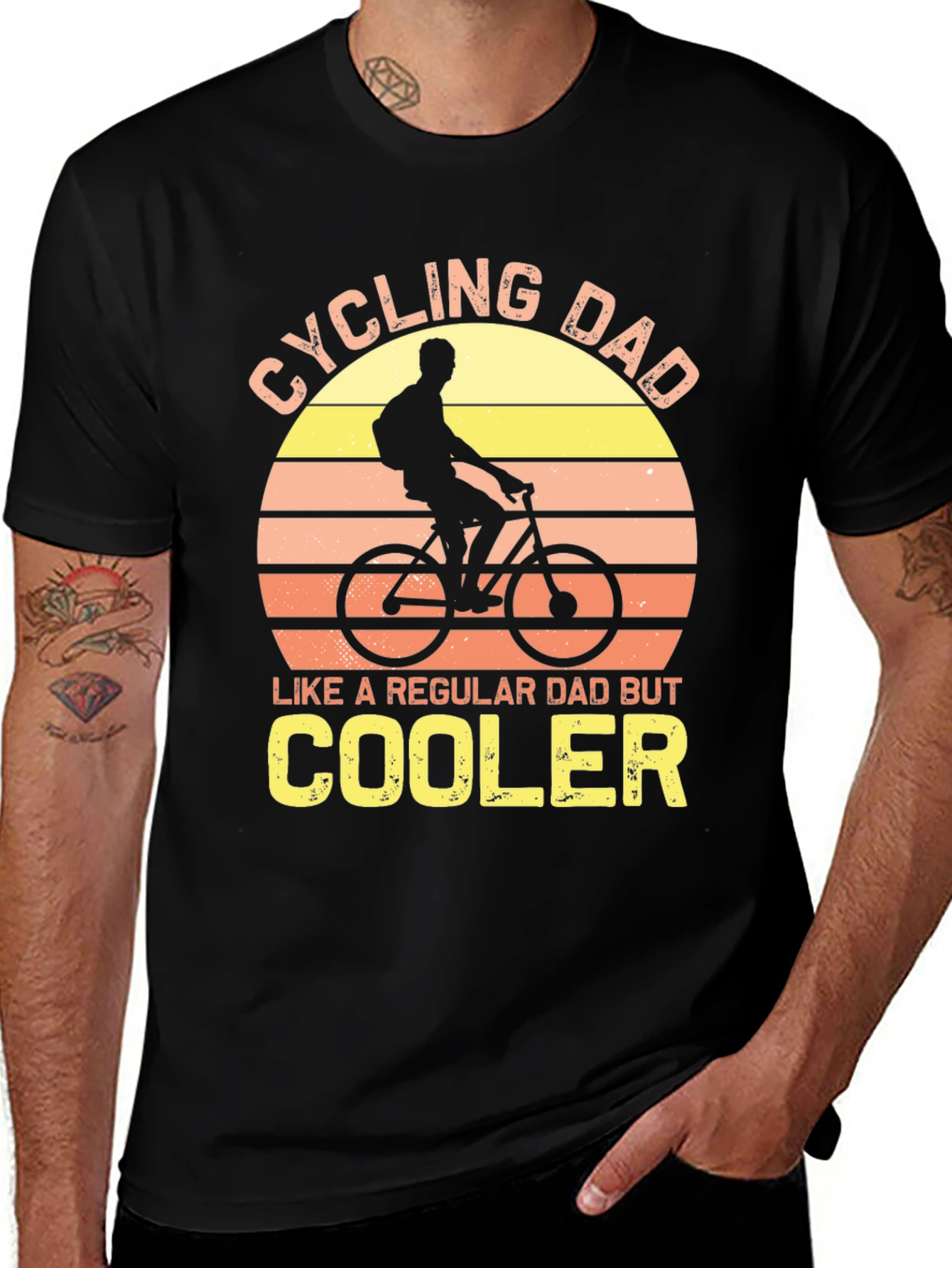 Variant 13 of Cycling Dad T-Shirt - Cool Cyclist Apparel