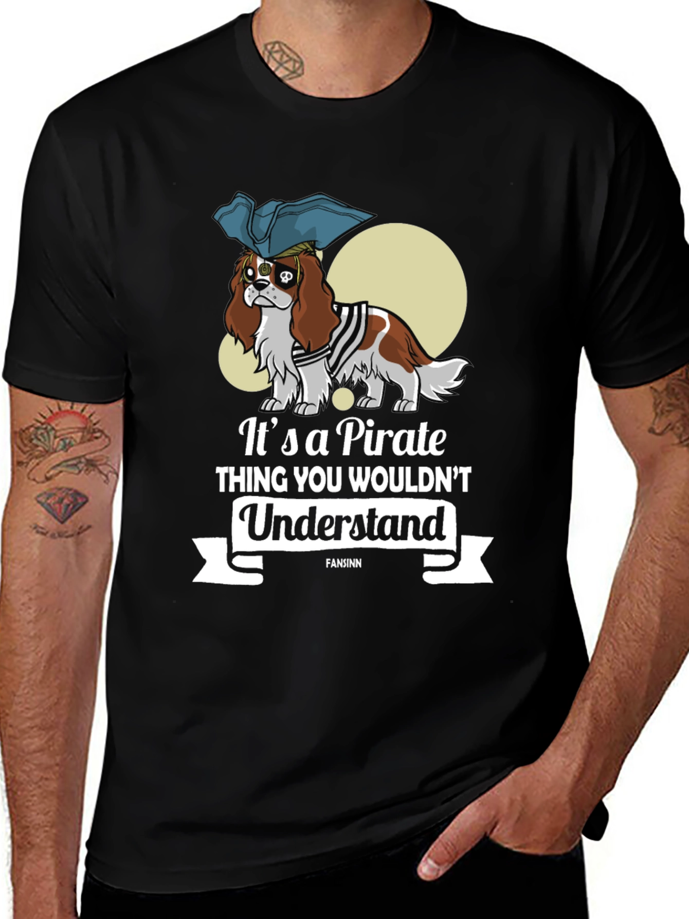 Variant 14 of Pirate Dog T-Shirt - "You Wouldn't Understand" Funny Tee