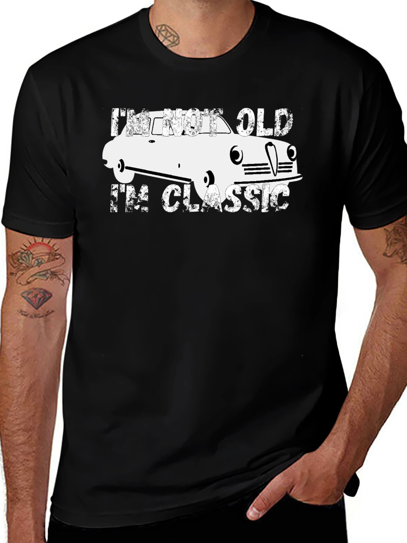 Variant 14 of I'm Not Old I'm Classic Car Graphic Tee