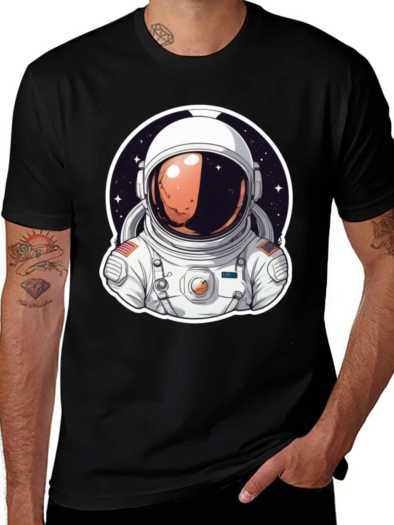 Astronaut Graphic Tee - Space Explorer T-Shirt