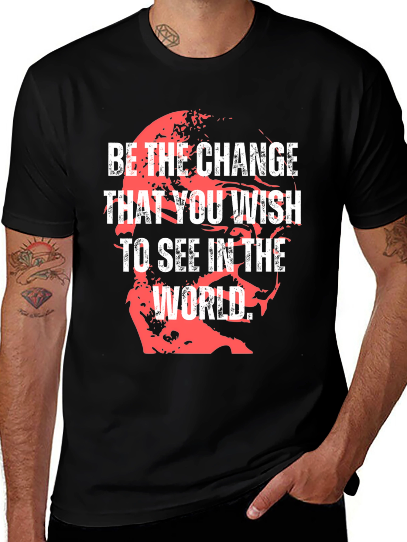 Variant 9 of Be The Change Graphic Tee
