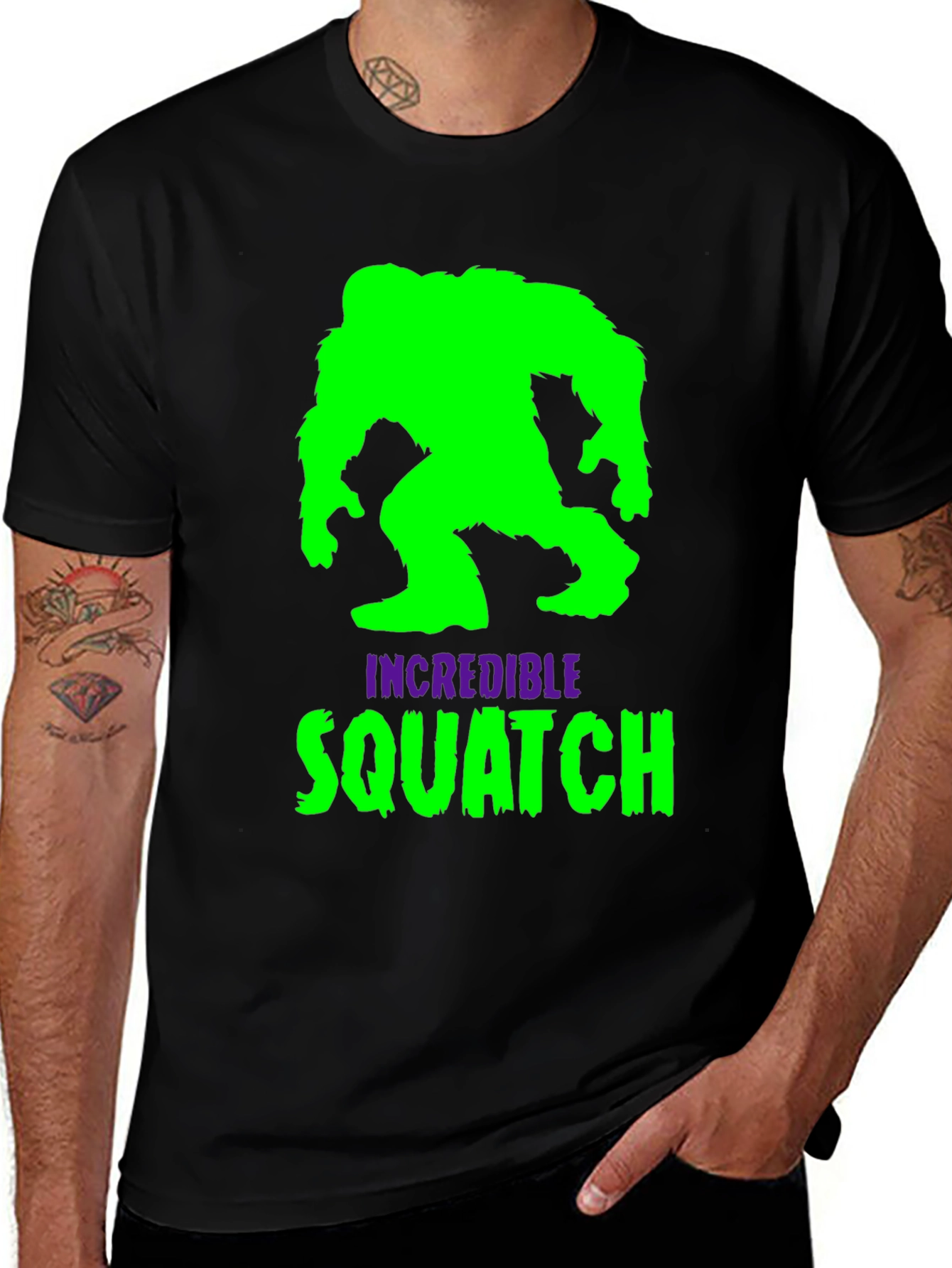 Incredible Squatch Black T-Shirt