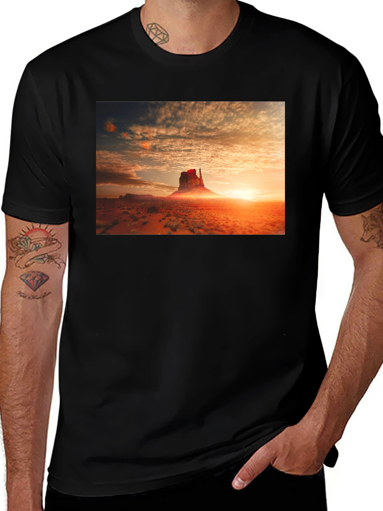 Monument Valley T-Shirt - Desert Sunrise