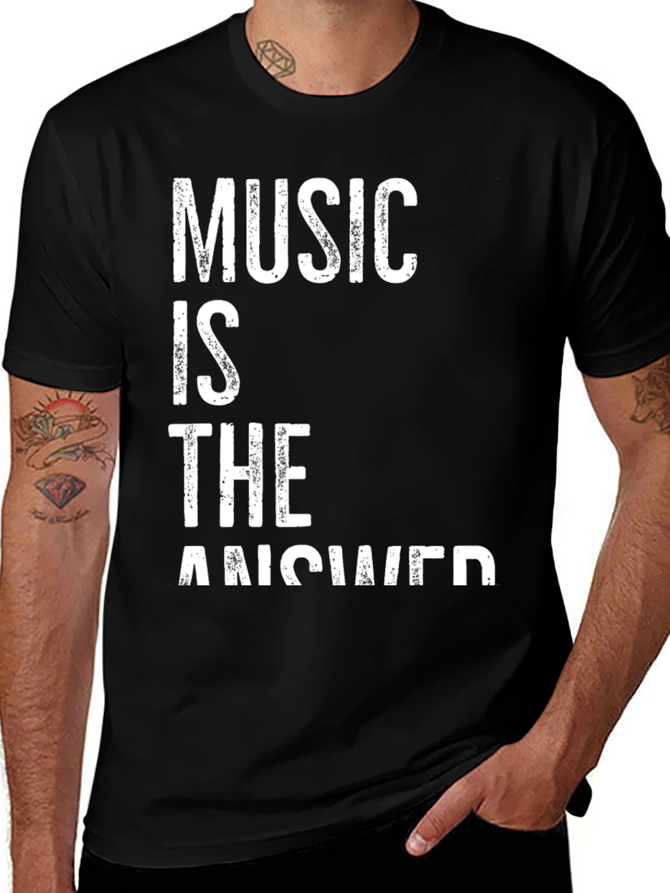 Variant 30 of Music is the Answer Graphic Tee