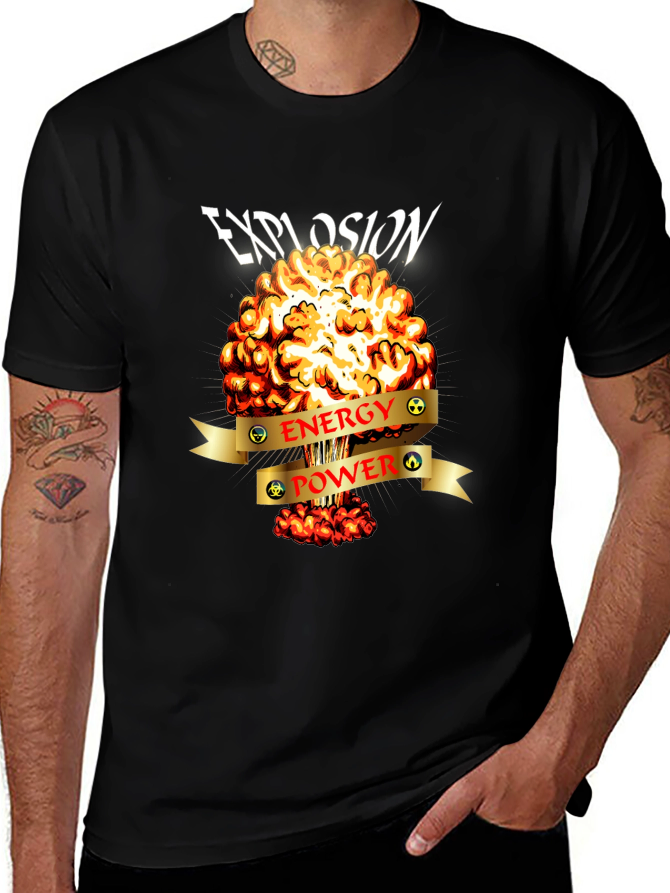 Variant 28 of Explosion Energy Power Graphic Tee