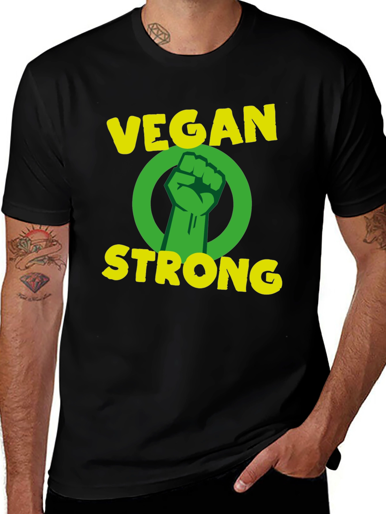 Variant 23 of Vegan Strong Graphic T-Shirt