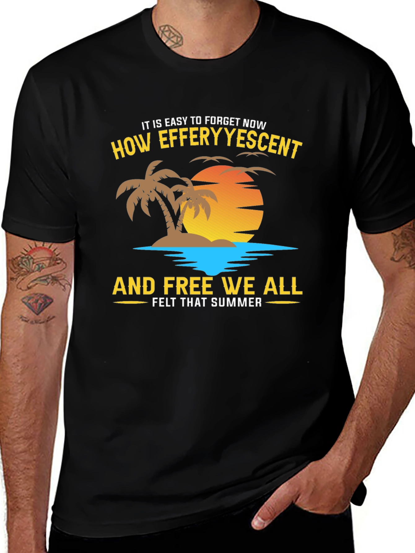 Variant 10 of Effervescent Summer T-Shirt - Island Vibe