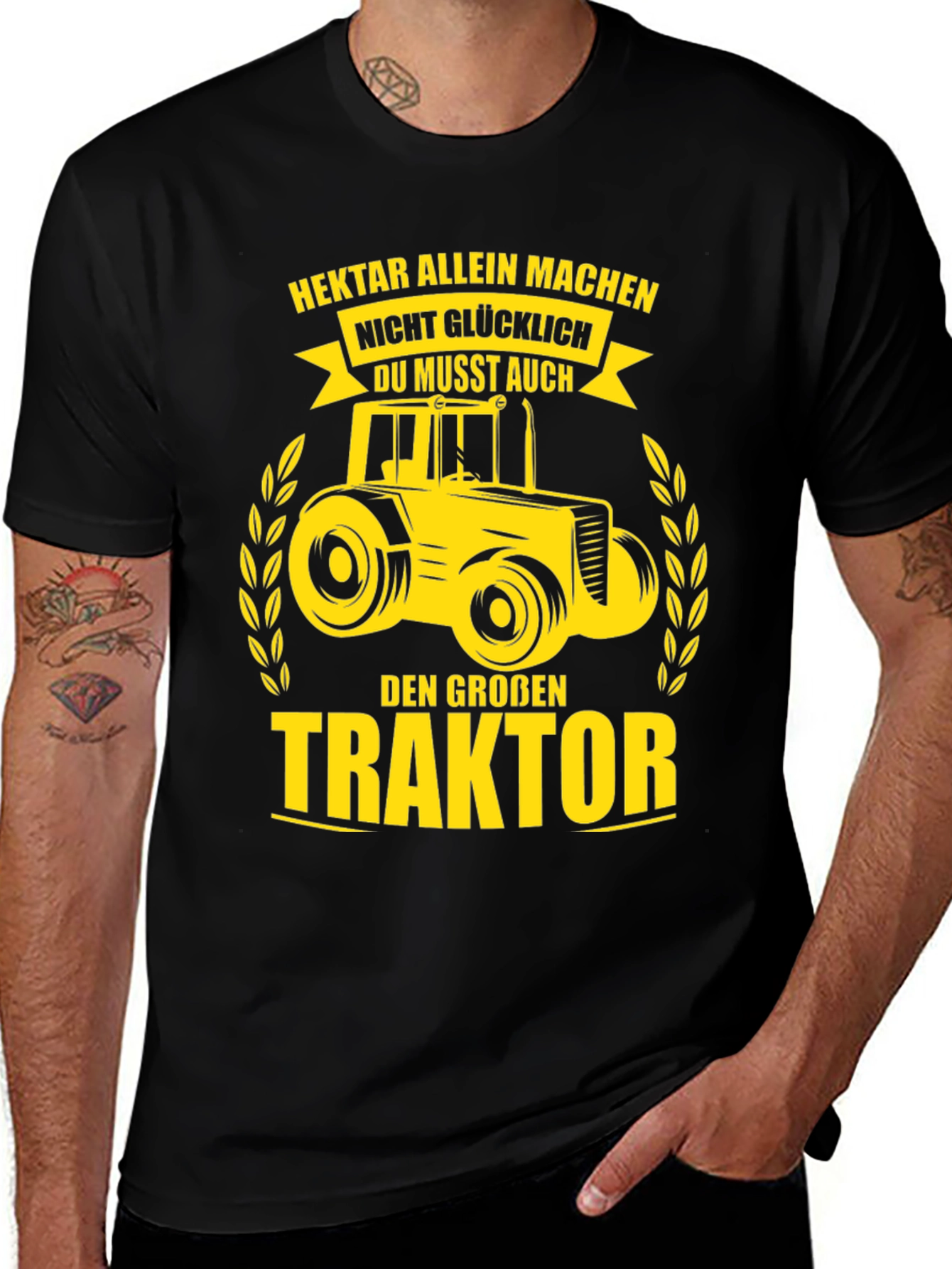 Tractor Graphic Tee - Farmer Humor Shirt