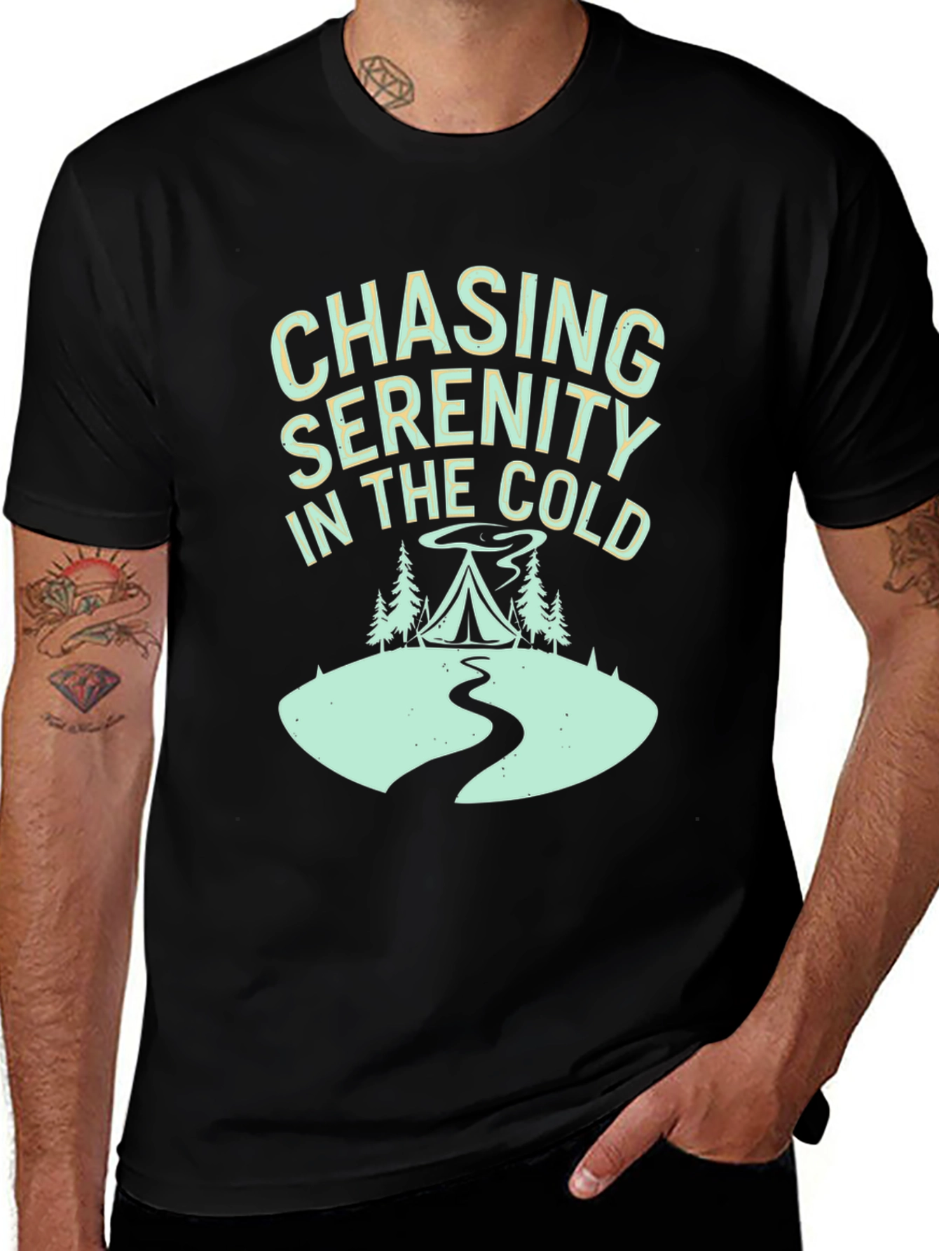 Variant 26 of Chasing Serenity in the Cold Graphic Tee