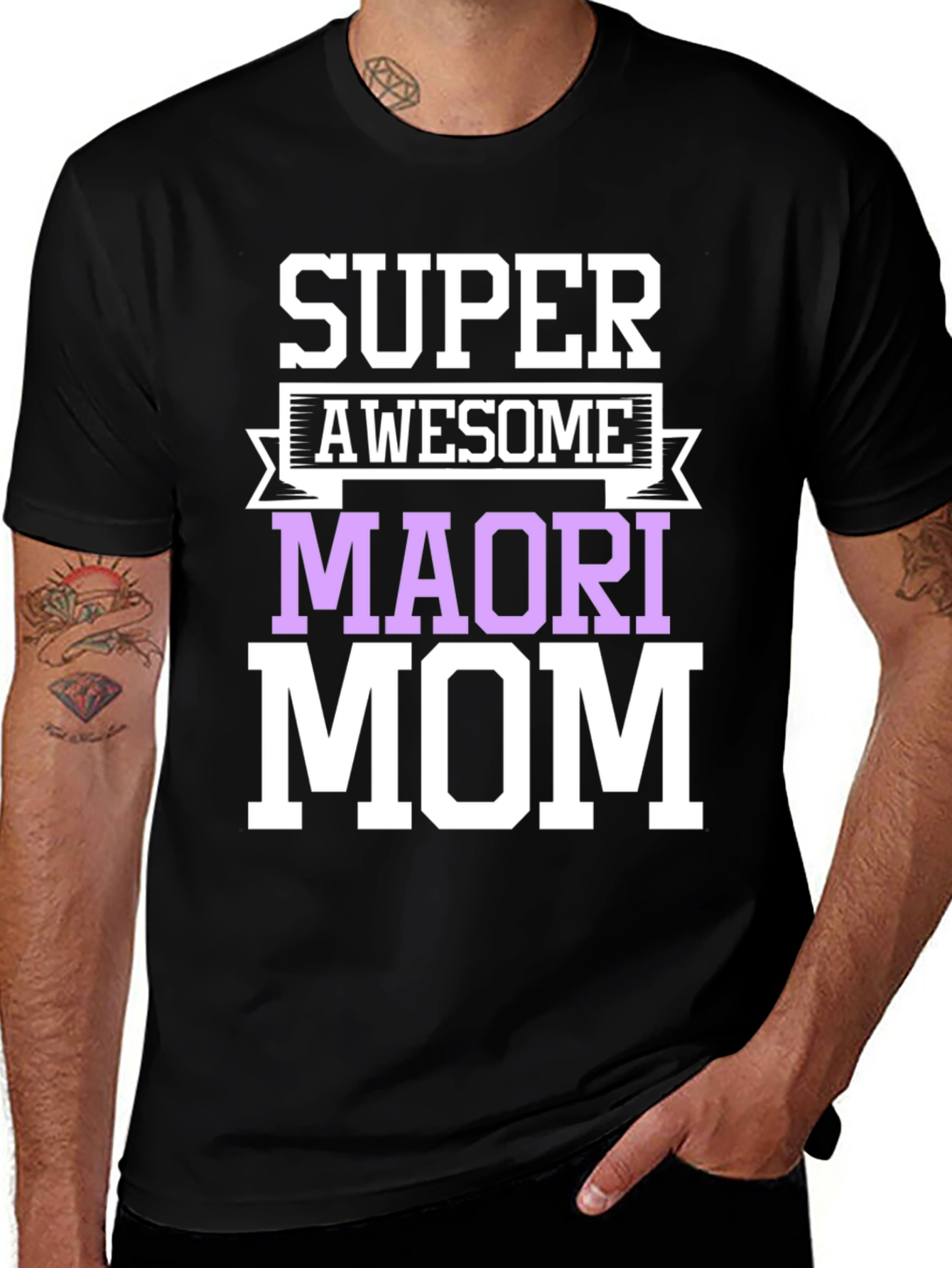 Super Awesome Maori Mom T-Shirt