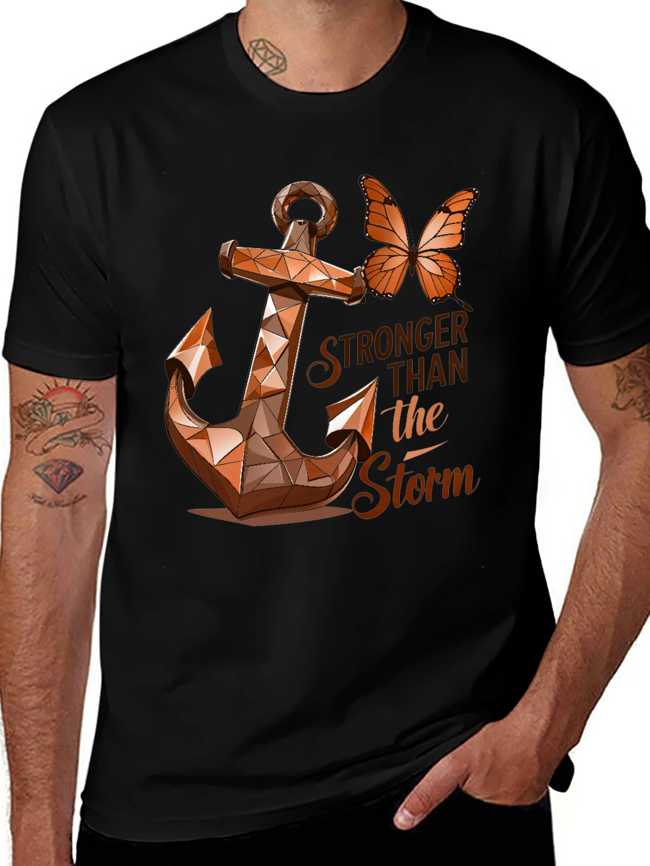 Variant 25 of Stronger Than The Storm Anchor T-Shirt