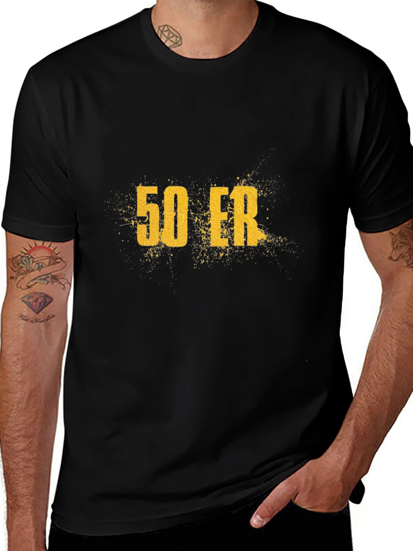 Variant 7 of 50 ER Graphic T-Shirt - Black