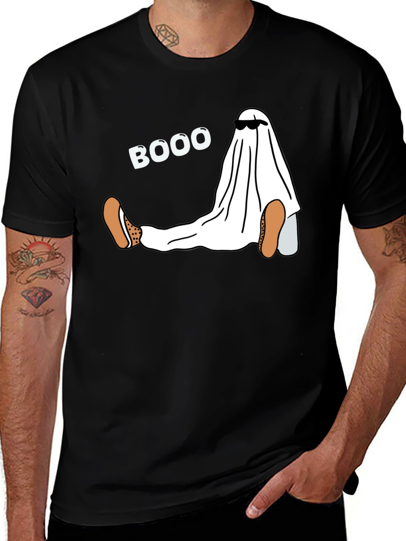 Variant 21 of Funny Halloween Ghost Boo T-Shirt