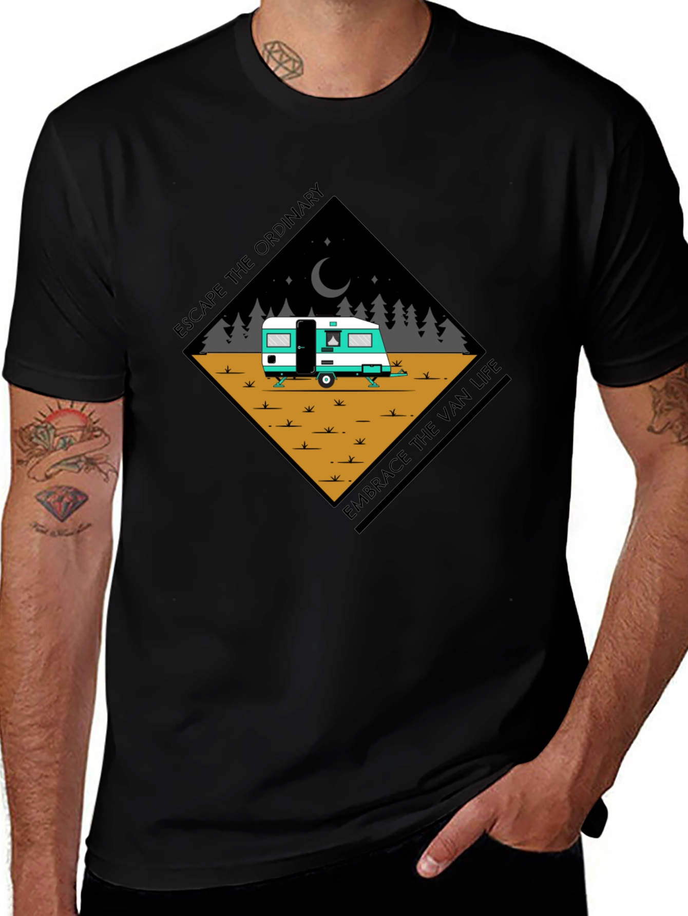 Variant 6 of Escape the Ordinary Van Life T-Shirt