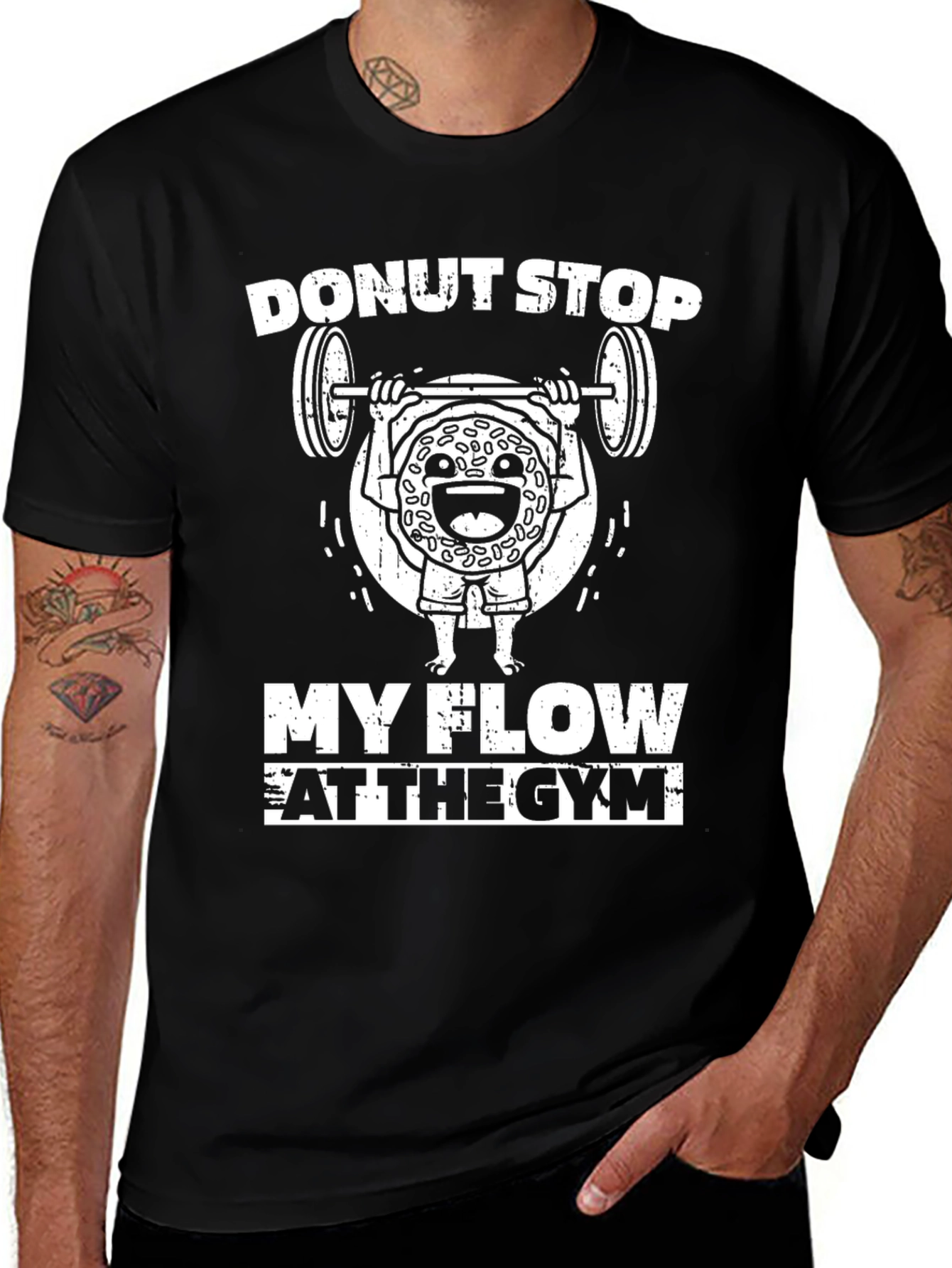 Variant 24 of Donut Stop My Flow At The Gym T-Shirt