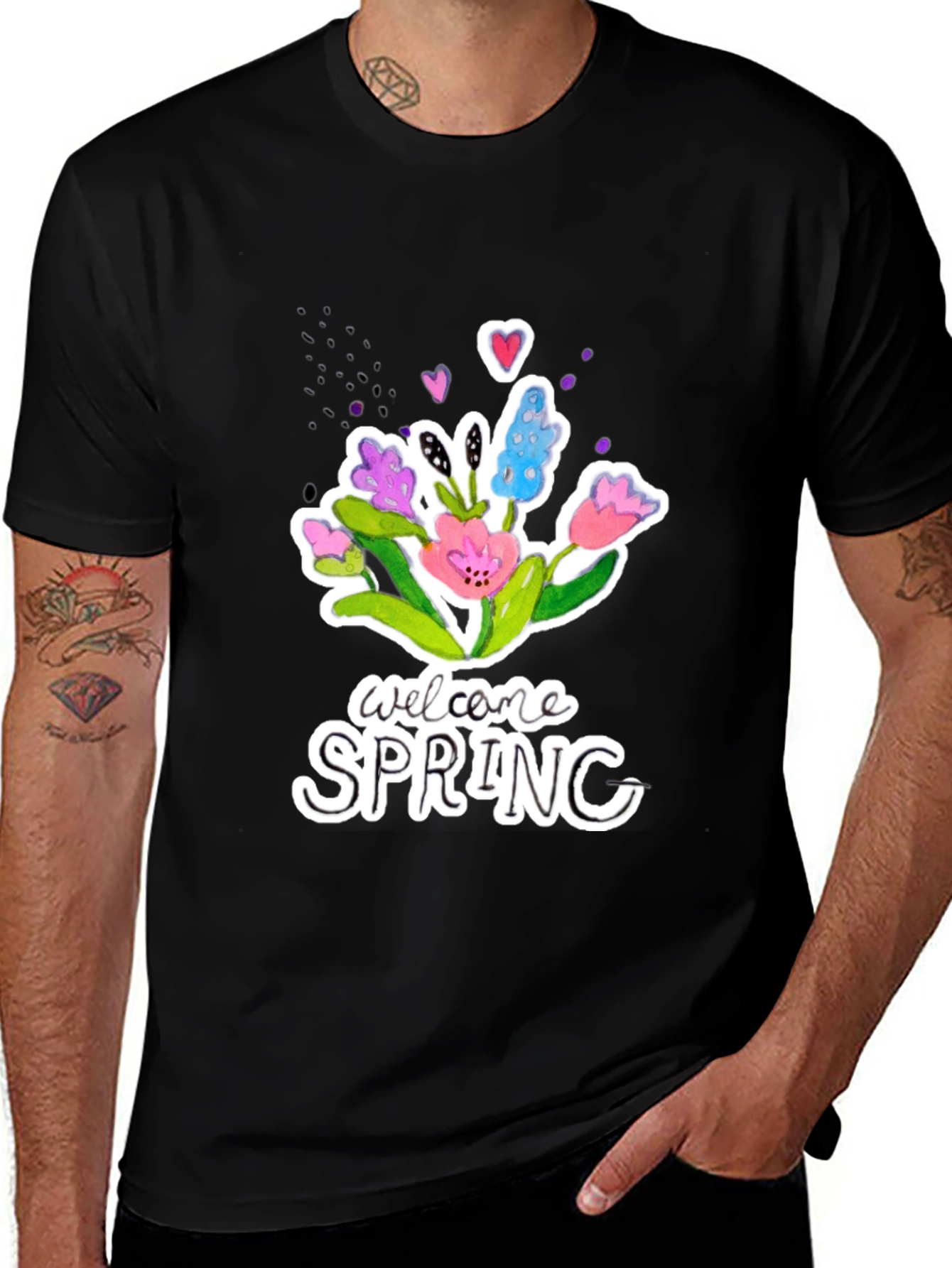 Variant 7 of Welcome Spring Floral T-Shirt
