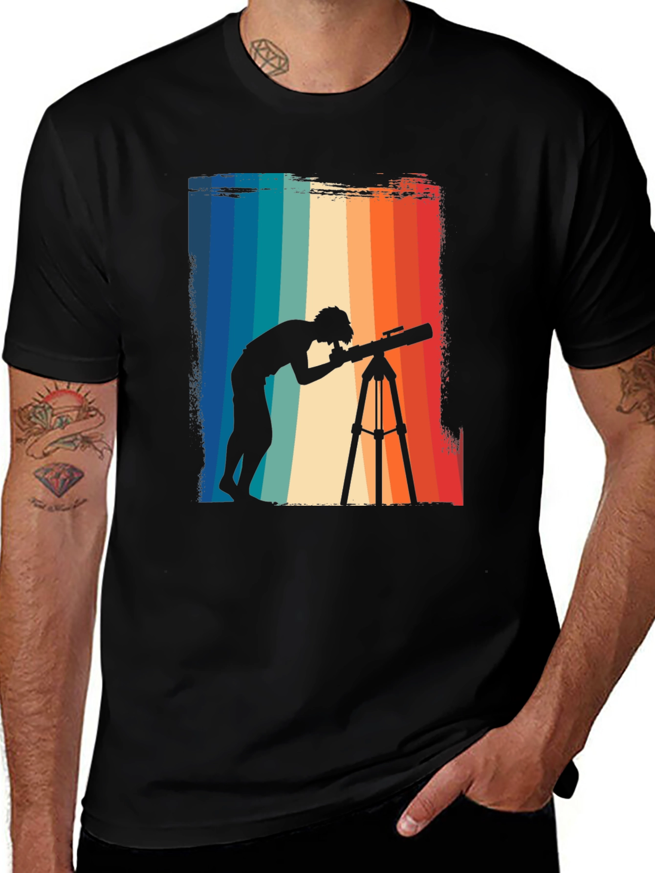 Variant 12 of Retro Astronomer T-Shirt