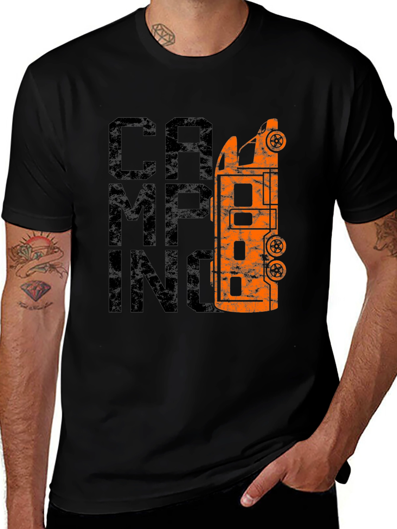 Variant 27 of Camping Adventure T-Shirt - Camper Graphic Tee