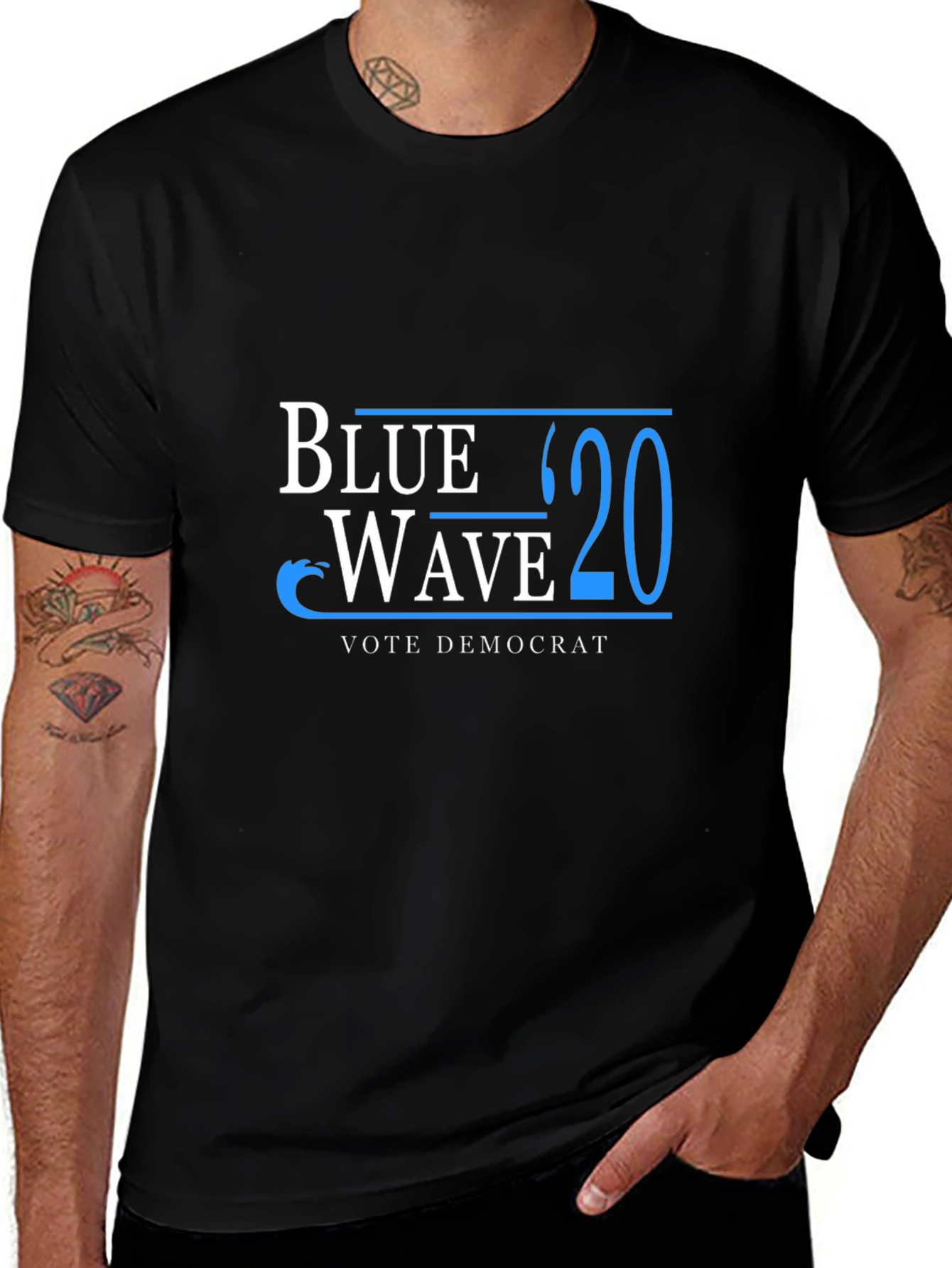 Blue Wave 20 Vote Democrat T-Shirt